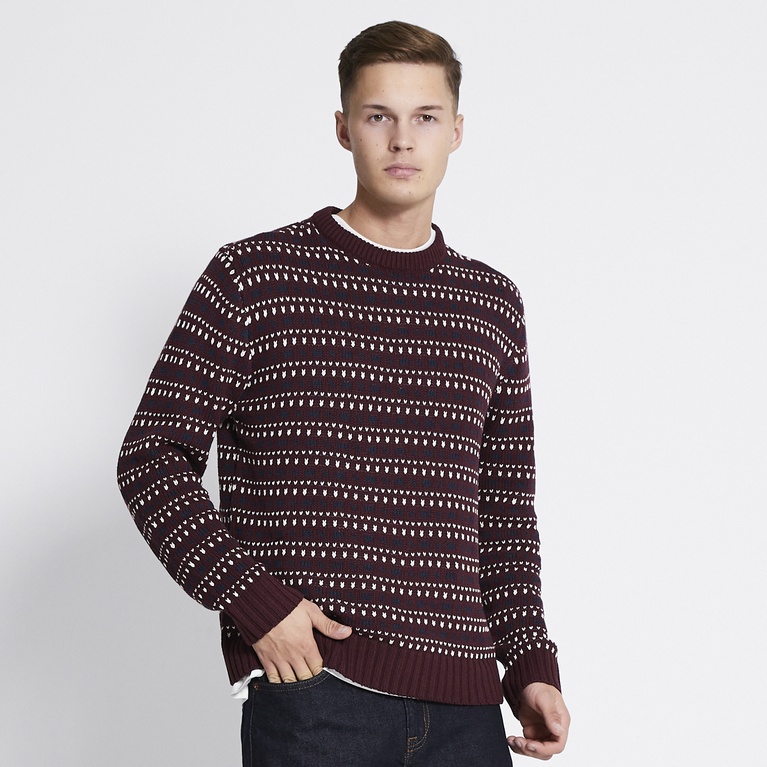 Pattern knit sweater "Felize"